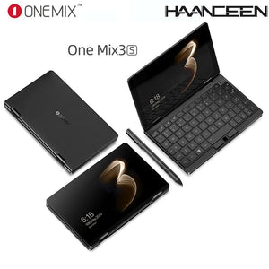 One Netbook One Mix 3S Notebook Yoga Pocket Laptop M3-8100Y 16GB 512GB Win 10 Mini Laptop With Original Stylus Pen Notebook