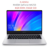 2019 Xiaomi Redmibook 14 Laptop Intel Core i5-8265U / i7-8565U NVIDIA GeForce MX250 8GB DDR4 256GB/512GB SSD Ultra Thin Notebook