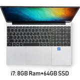 15.6 Inch Intel i7 Laptop 8GB RAM 512GB 1TB SSD Ultrathin Body 1080P Windows 10 Backlit Keyboard Dual Band WiFi Gaming Laptop