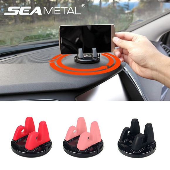 Car Gadget Car Phone Holder 360 Degree Rotatable Smartphone Stands Support Anti Slip Mobile GPS Navigation Dashboard Line Holder