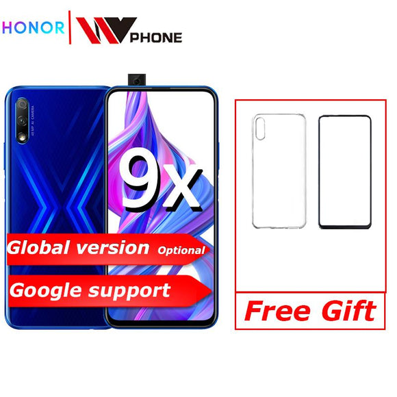 Honor 9x Smart Phone Kirin 810 Octa Core 6.59 inch Lifting Full Screen 48MP Dual Cameras 4000mAh GPU Turbo Mobile Phone