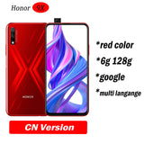 Honor 9x Smart Phone Kirin 810 Octa Core 6.59 inch Lifting Full Screen 48MP Dual Cameras 4000mAh GPU Turbo Mobile Phone