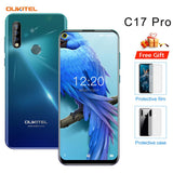 OUKITEL C17 Pro Smartphone 4G RAM 64G ROM 6.35'' Android 9.0 Octa Core 4G LTE Triple Camera Face ID Fingerprint Mobile Phone