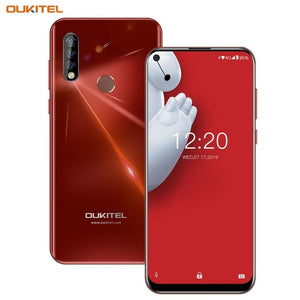 OUKITEL C17 Pro Smartphone 4G RAM 64G ROM 6.35'' Android 9.0 Octa Core 4G LTE Triple Camera Face ID Fingerprint Mobile Phone