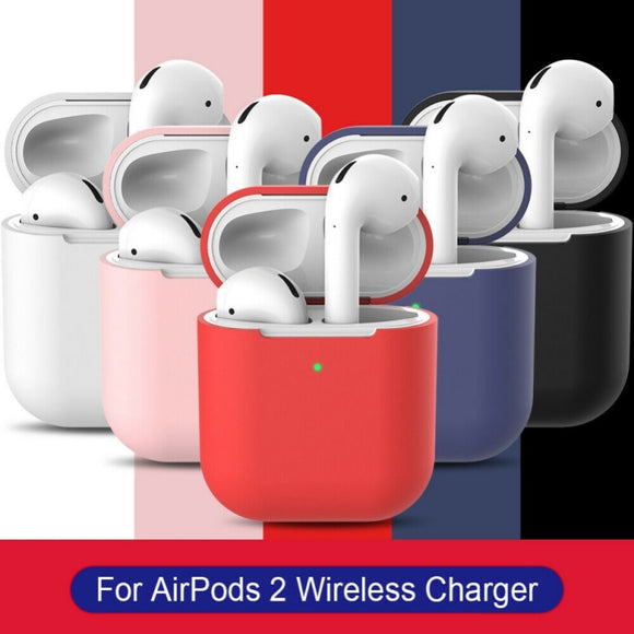 Portable Earphone cover,Silicone Headset/Earpiece Case Protective Cover For AirPods 2nd Generation  Earphone