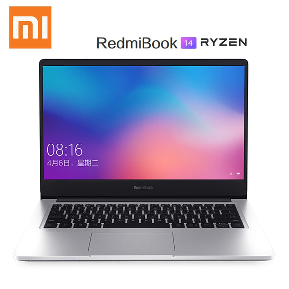 Original Xiaomi RedmiBook 14 Laptop Ryzen 8GB RAM 512GB SSD Radeon Vega8 FHD Notebook PC