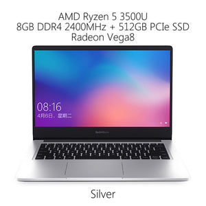 Original Xiaomi RedmiBook 14 Laptop Ryzen 8GB RAM 512GB SSD Radeon Vega8 FHD Notebook PC