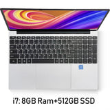 AMOUDO 15.6inch Gaming Laptop Inel Core i7-4th 8GB RAM 512GB SSD 1920*1080P FHD Win7/10 System Ultrathin Notebook Computer
